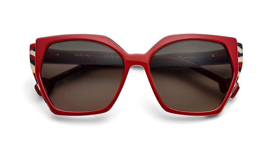 Das Bild zeigt die Sonnenbrille SYLYS von der Marke Etnia Barcelona in rot.